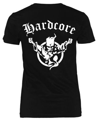 Hardcore Damen Girlie T-Shirt | Hardstyle Gabber RTC Musik Techno | M2