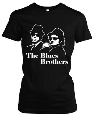 Blues Brothers Damen Girlie T-Shirt | Fun Dan Aykroyd Belushi Film Kult | M1