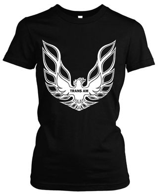 Pontiac Damen Girlie T-Shirt | Firebird Knight Rider Muscle Car GTO Kult