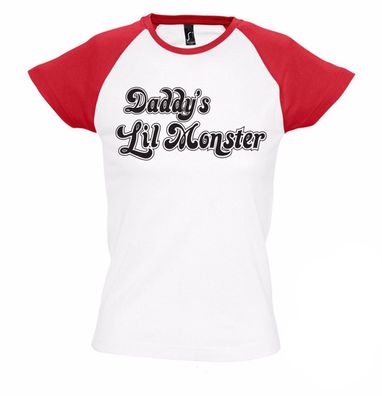 Daddy's Lil Monster Girlie Shirt | Superheld | Held | Joker | Suicide Squad