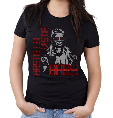 Terminator Girlie Shirt | Roboter | Cyborg | John Connor | T-800 | Fasching | M3