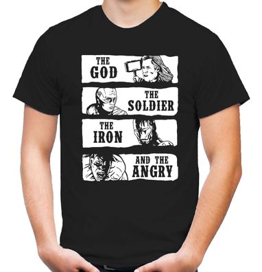 The God , Soldier , Iron and the Angry T-Shirt | Avengers | Captain America |