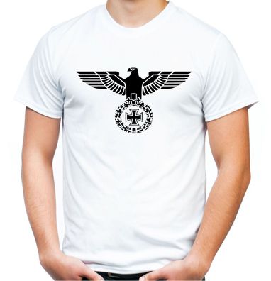 Iron Cross T-Shirt | Eisernes Kreuz | Reichsadler | Hardcore | Punk | weiß