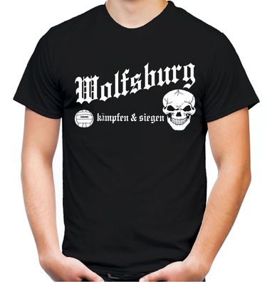 Wolfsburg kämpfen & siegen Herren T-Shirt | Fussball Ultras Fan | M1