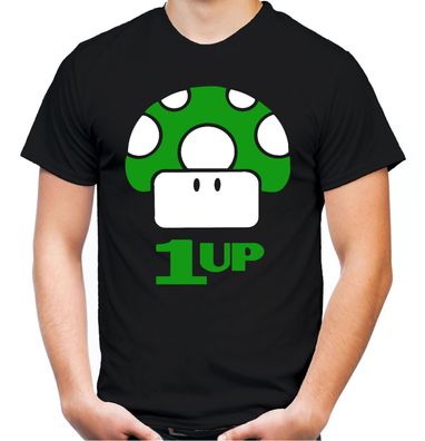 1 Up Retro T-Shirt | Mario Nintendo Gamer Super Fun Nerd SNES | M3