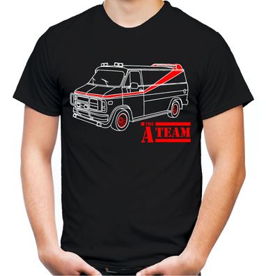 A-Team Bus Männer T-Shirt | B.A. Baracus Mr. T Hannibal GMC US Action | M2