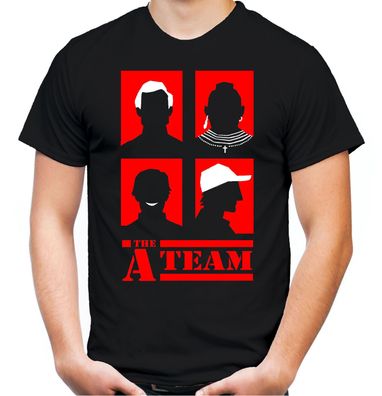 A-Team Männer T-Shirt | B.A. Baracus Mr. T Hannibal GMC US Action | M4