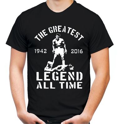 The Greatest Männer T-Shirt | Cassius Clay Muhammad Ali Boxing Rocky RIP