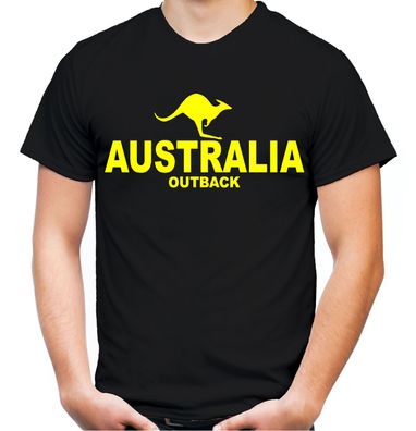 Australia Länder Männer T-Shirt | Outback Australien Känguru Down Under | M1