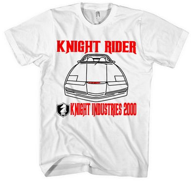 Knight Rider Männer T-Shirt | David Hasselhoff Baywatch Pontiac Kitt | M2