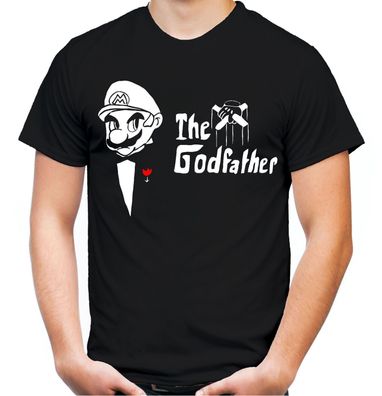Mario Godfather Männer T-Shirt | Nintendo Super Luigi Gamer Pate Retro