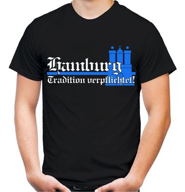 Hamburg Tradition Männer T-Shirt | Fussball Ultras Aufstieg Fanshirt | Front