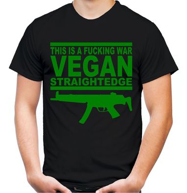 Vegan Weapon Männer T-Shirt | Straight Edge Hardcore Punk Peace XXX
