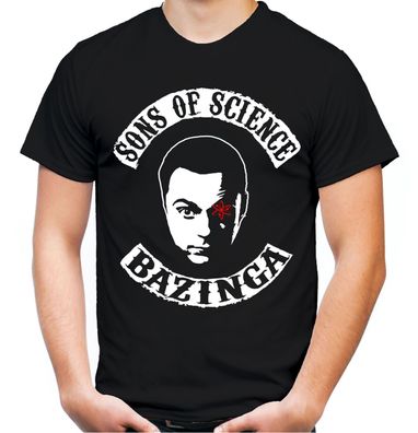 Sons of Science Männer T-Shirt | Big Bang Theory Sheldon Bazinga Anarchy