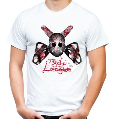 Psycho League Männer T-Shirt | Crystal Lake Jason Freitag 13 Voorhees Horror