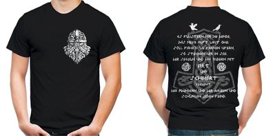 Axt & Schwert T-Shirt | Vikings Odin Wikinger Valhalla Thors Hammer Ragnar | M2
