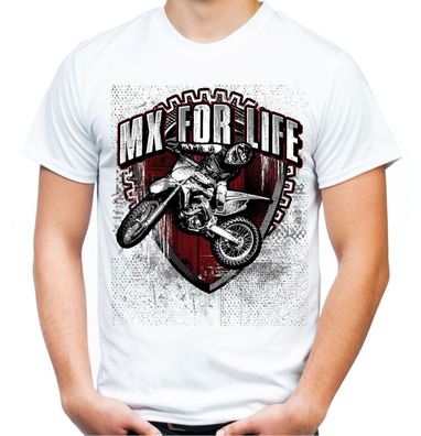 MX 4 Life T-Shirt | Cross Freestyle Enduro Motorsport Biker Motocross Quad M2