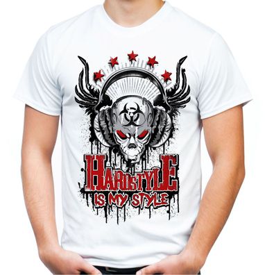 Hardstyle is my Style T-Shirt | Hardcore Techno Musik Gabba Electro | M18