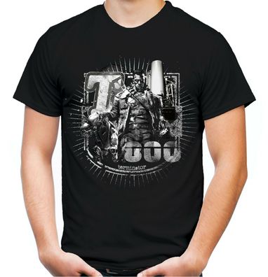 Terminator Männer T-Shirt | John Conner Schwarzenegger T-800 Kult Fun | M4