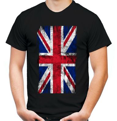 Vintage Flag GB Männer T-Shirt | Großbritannien England Flagge Queen UK