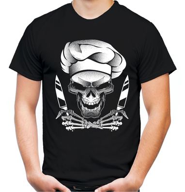 Cook Skull T-Shirt | Totenkopf Kochen Essen Foot Chefkoch Grillen BBQ Fun