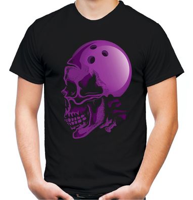 Sport Skull Bowling T-Shirt | Sport Ball Fun Totenkopf Spiel Kegel