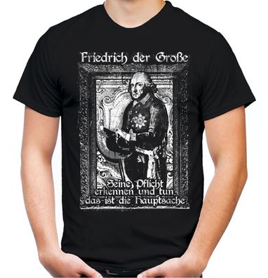 Friedrich der Große T-Shirt | Preußen Deutschland Feldherr Kaiser König | M2