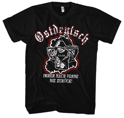 Ostdeutsch Männer Herren T-Shirt | Fussball Ultras Ossi Abteilung Freizeitsport