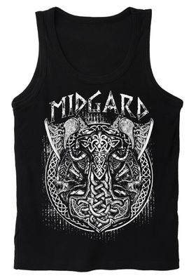 Midgard Herren Tank Top | Odin Wikinger Walhalla Thor T-Shirt Germanen