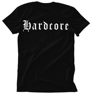 Hardcore Männer Herren T-Shirt | Hardstyle Gabber RTC Musik Techno Hose | M4