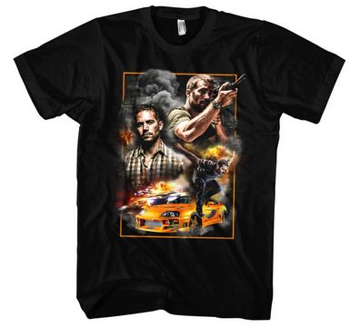 Paul Walker Männer Herren T-Shirt | Fast and Furious Legende Kult RIP