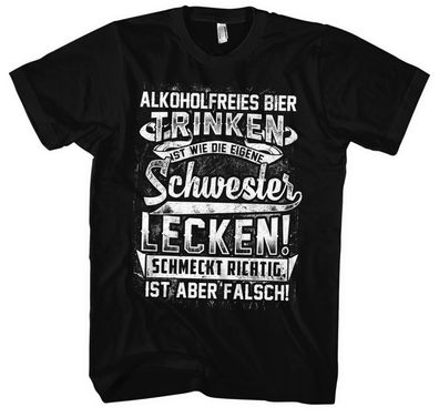 Alkoholfreies Bier Männer Herren T-Shirt | Party Feier Saufen Spruch Fun Alkohol
