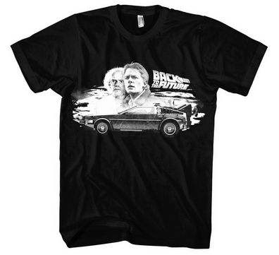 Zurück in die Zukunft Männer Herren T-Shirt | McFly Flux Kompensator DeLorean