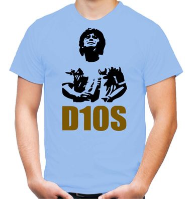 DIOS 10 T-Shirt | Ultras | Diego Maradona | Messi | Neapel | Argentinien | sky