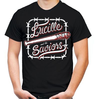 Lucille an the Saviors T-Shirt | Walking Dead Zombie Daryl Rick Männer Herren