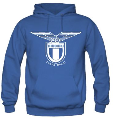 Irriducibili Lazio Kapuzenpullover| Ultras | Fussball | Mailand | Hooligan |Blau