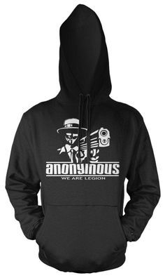 Anonymous Kapuzenpullover | Guy Fawkes Occupy Vendetta Revolution Anti | M2