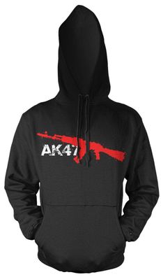 AK-47 Bloody Kapuzenpullover | Spruch Kalashnikov Gewehr