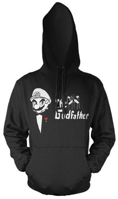 Mario Godfather Kapuzenpullover | Nintendo Super Luigi Gamer Pate Retro
