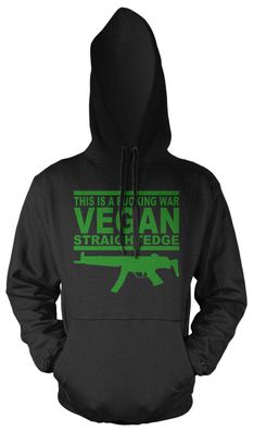 Vegan Weapon Kapuzenpullover | Straight Edge Hardcore Punk Peace XXX
