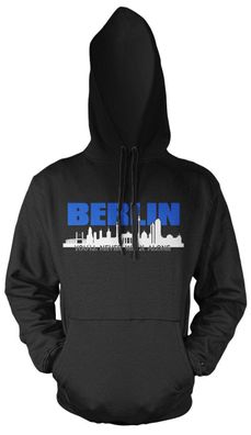 Berlin Skyline Kapuzenpullover | Fussball Ultras Hauptstadt Geschenk Herren