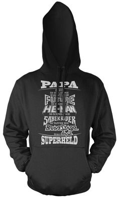 Papa Superheld Kapuzenpullover | Vatertag Captian Future He-Man Saber Rider