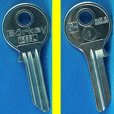 Schlüsselrohling Börkey 1588 L 3 - für verschiedene Ojmar Profil L