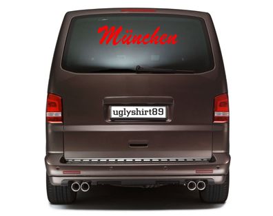 München Autoaufkleber 60 cm | Fussball | Hardcore | Sticker | Aufkleber | M4