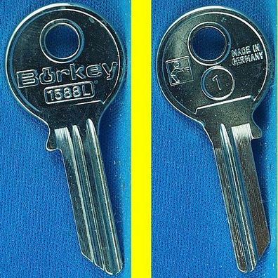 Schlüsselrohling Börkey 1588 L 1 - für verschiedene Ojmar Profil J