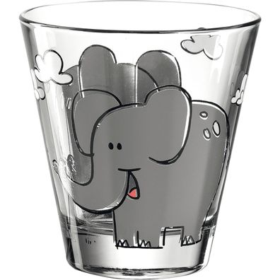 Trinkglas, Inhalt: 0,22 Liter, Elefant