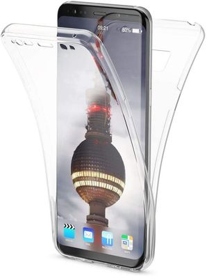 Full Cover Für Samsung Galaxy S8 Silikon TPU 360° Transparent Hülle Cover