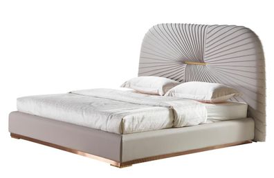 Doppelbett Schlafzimmer Beige Neu Kreative Modern Design Möbel Holz Luxus Betten