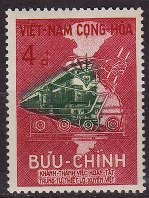 Vietnam SÜD SOUTH [1959] MiNr 0191 ( * */ mnh ) Eisenbahn