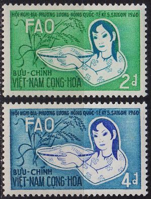 Vietnam SÜD SOUTH [1960] MiNr 0221-22 ( * */ mnh )